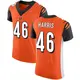 Elite Orange Men's Clark Harris Cincinnati Bengals Alternate Vapor Untouchable Jersey