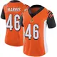 Limited Orange Women's Clark Harris Cincinnati Bengals Vapor Untouchable Jersey